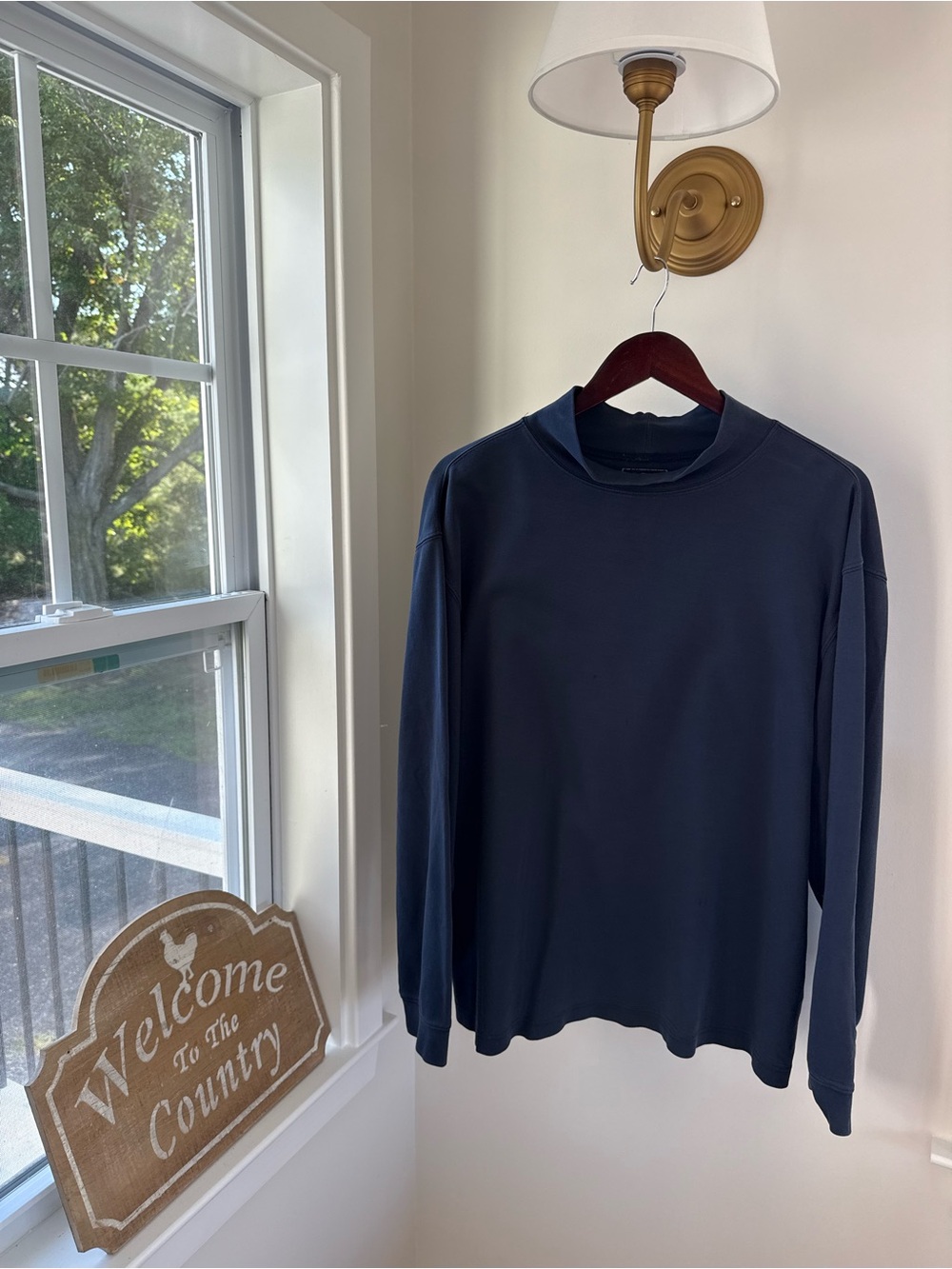 L.L. Bean Men’s XL Navy Mockneck Sweater